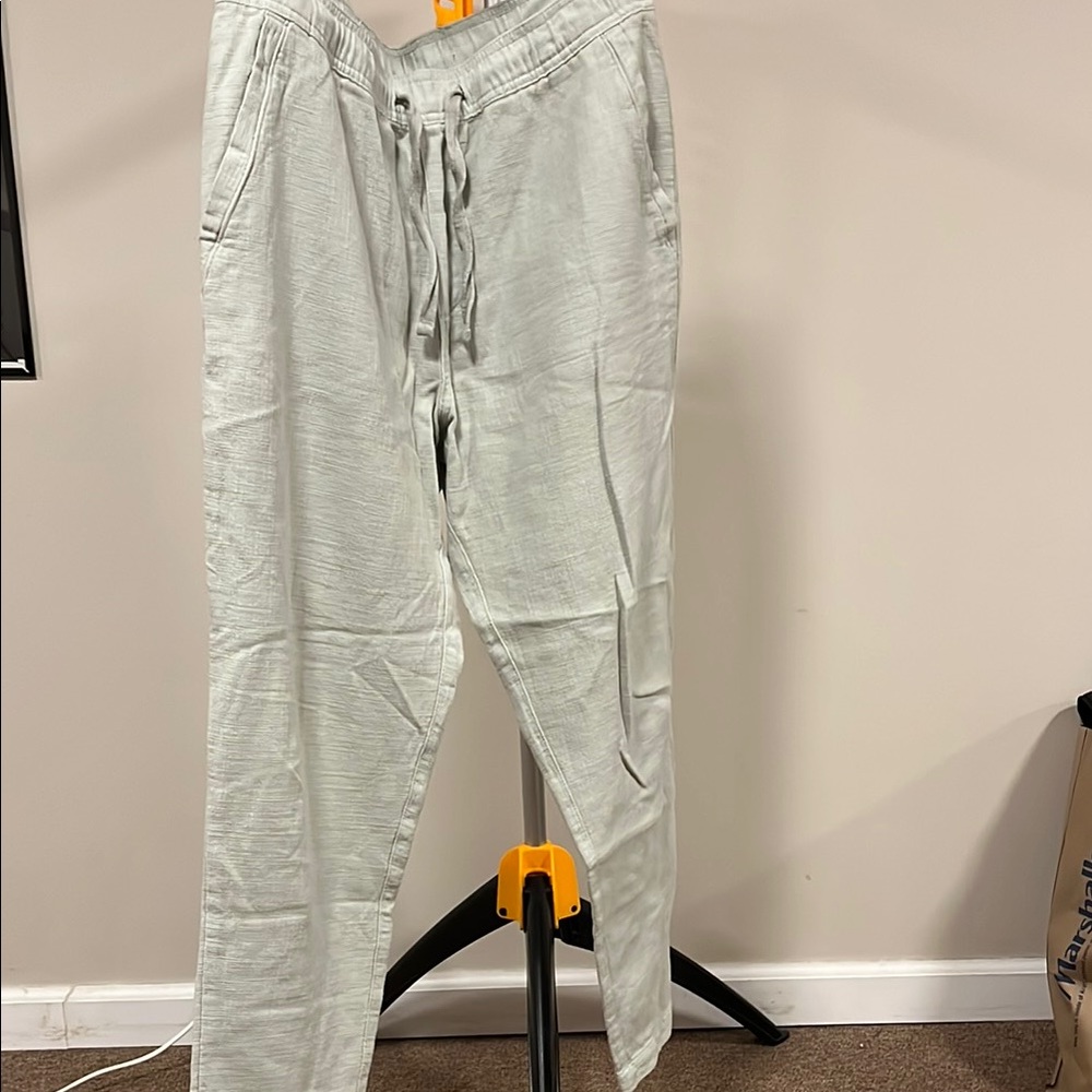 Zara Gray Sweatpants with Drawstring Waistband